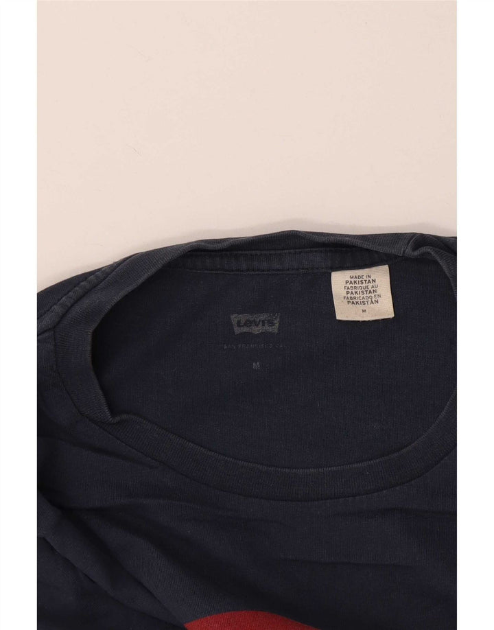 Tricou grafic pentru bărbați Levi's Top Mediu Bleumarin