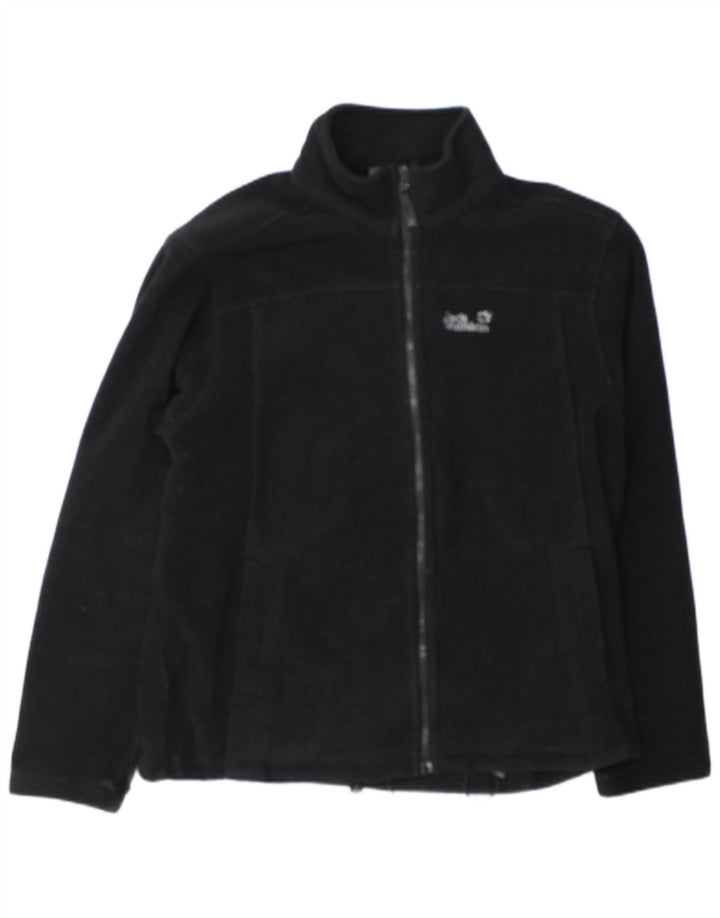 Jack Wolfskin pentru bărbați fleece jachetă UK 44/46 XL poliester negru