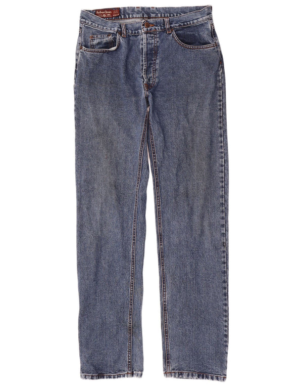 MARLBORO CLASSICS Blugi drepti pentru bărbați W33 L34 Bumbac albastru