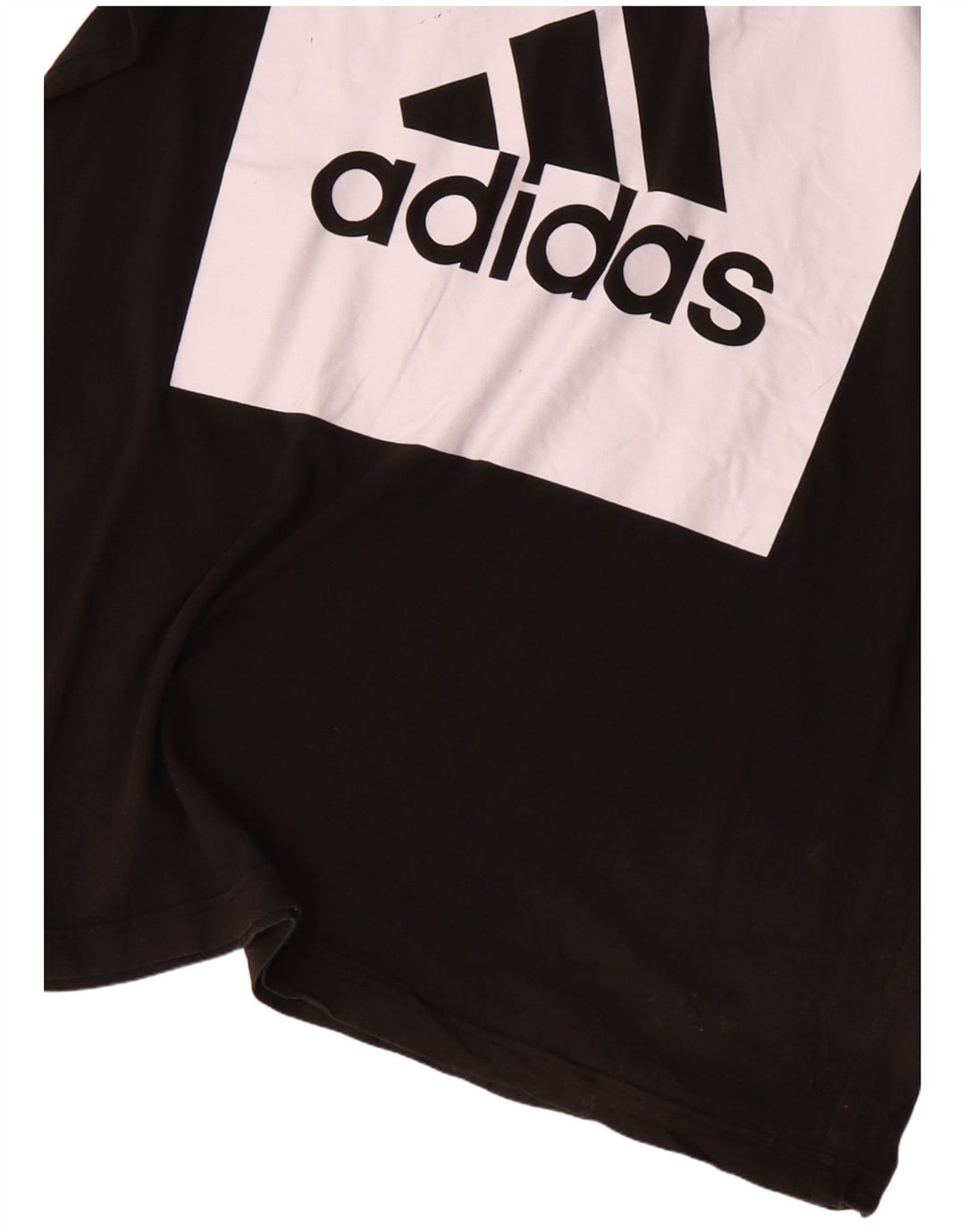 Tricou grafic ADIDAS pentru bărbați Top mare, negru, color block, bumbac