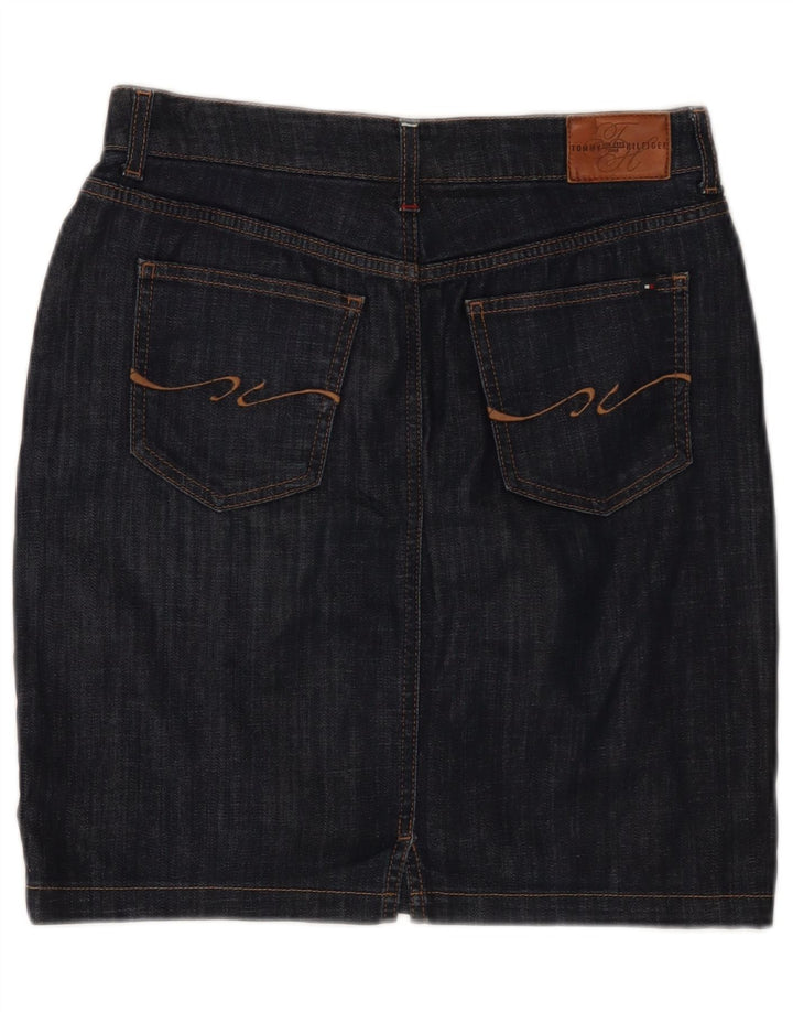 Fusta de blugi pentru femei Tommy Hilfiger W28 Medium Bleumarin