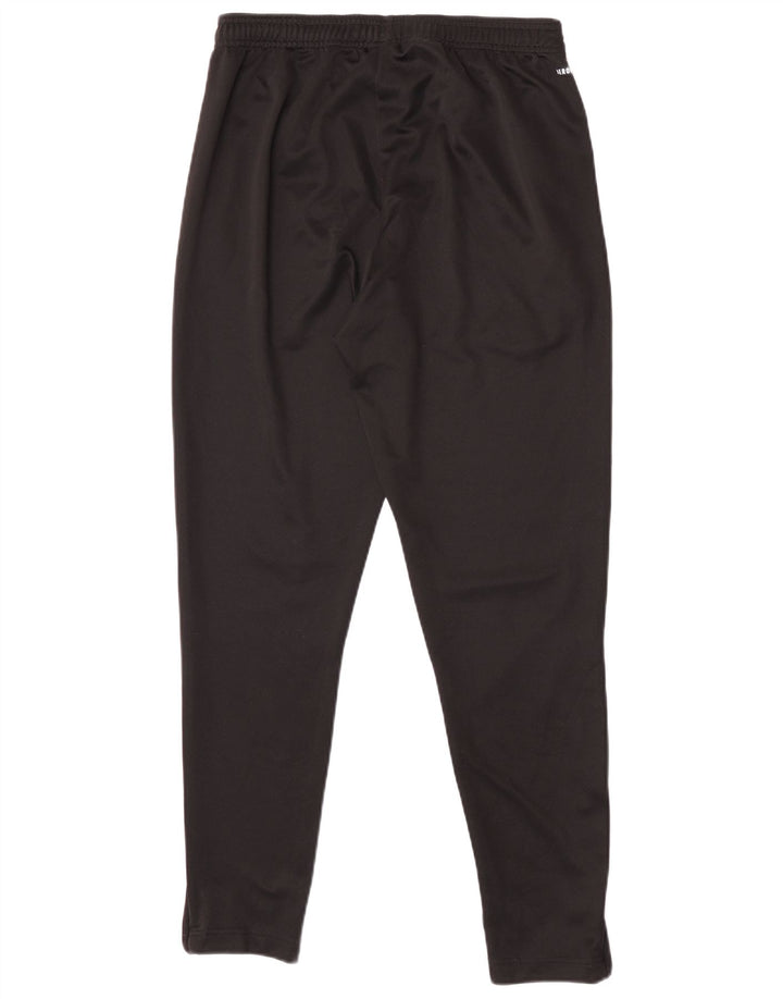 Pantaloni de trening Adidas pentru bărbați, poliester mediu negru