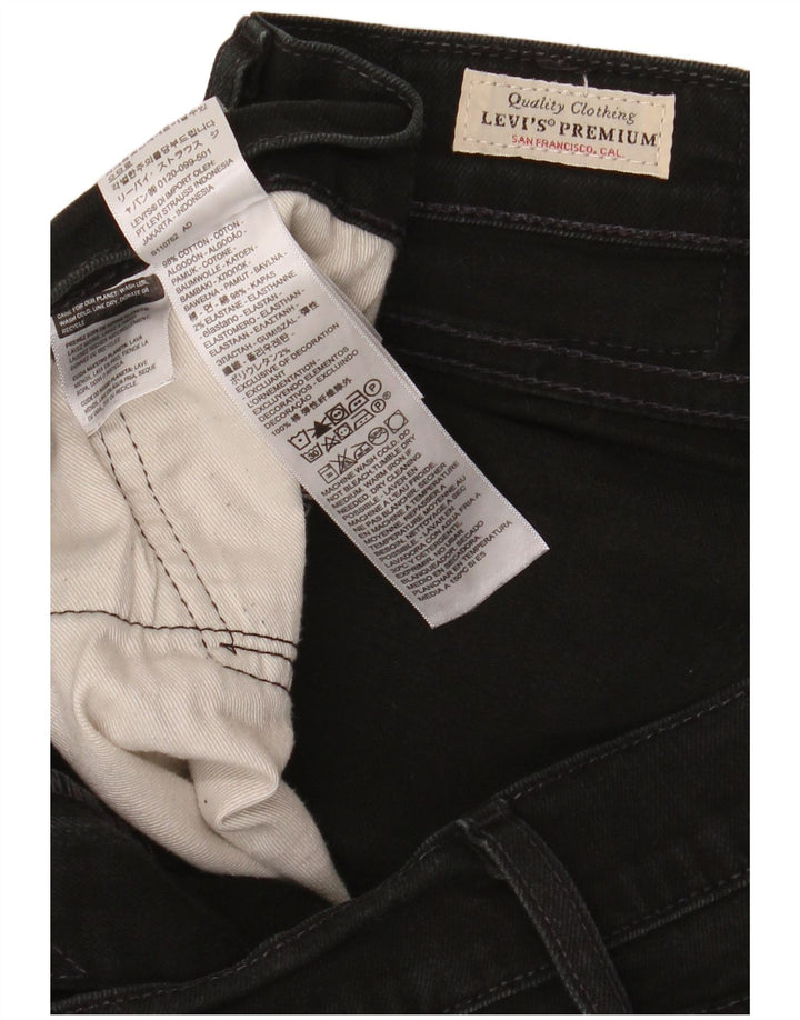 Blugi drepti pentru bărbați LEVI'S W36 L32 bumbac negru
