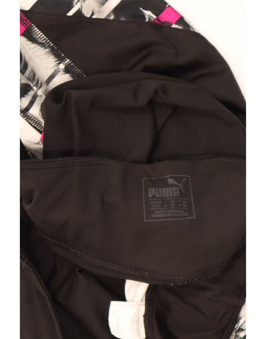 Leggings pentru femei Puma UK 18 XL negru geometric