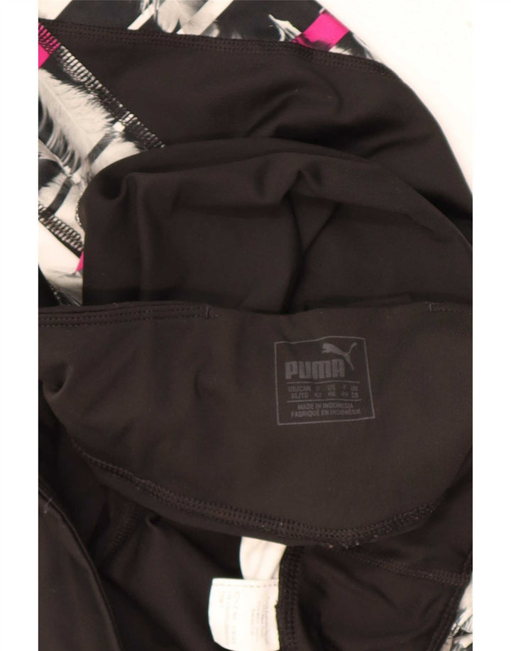 Leggings pentru femei Puma UK 18 XL negru geometric