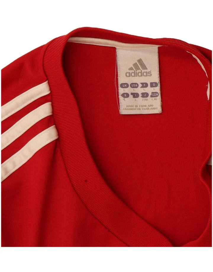 Tricou pentru bărbați Adidas Top mare poliester roșu