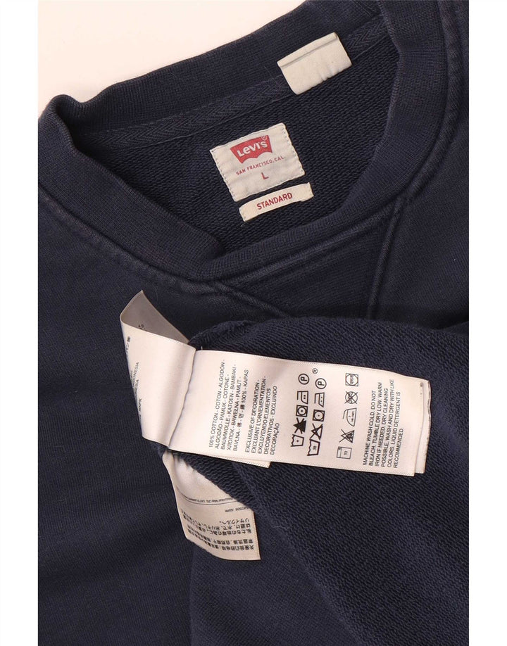 Pulover Levi's Standard pentru bărbați, mare, bleumarin
