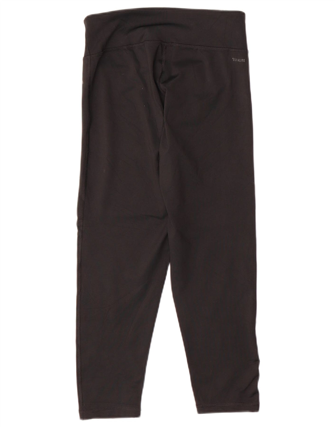 Leggings ADIDAS Climalite Graphic Capri pentru femei UK 8/10 Small Black