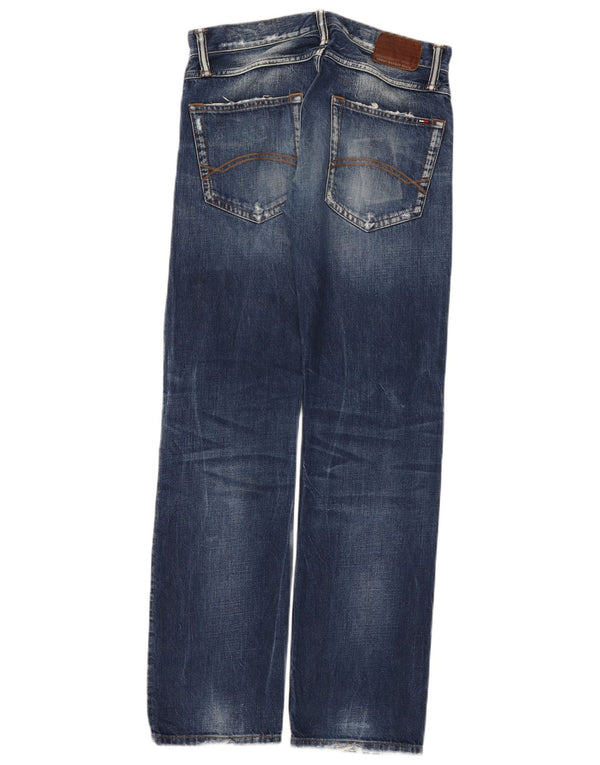 Blugi drepți obișnuiți, Distressed, Tommy Hilfiger Ryder, pentru femei, W29 L32, albaștri