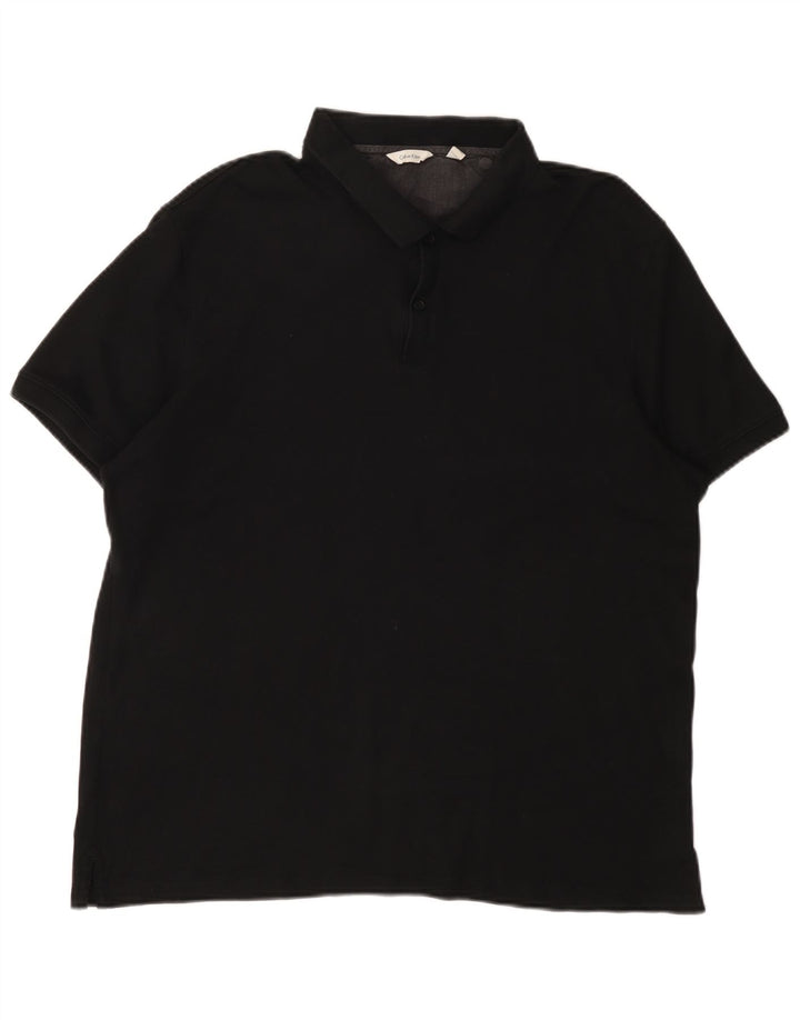 Cămașă polo pentru bărbați CALVIN KLEIN XL negru