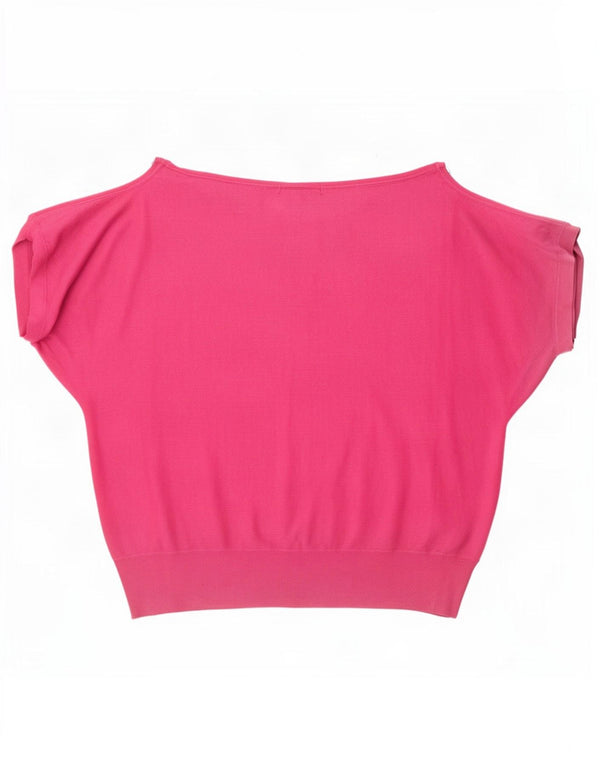 Bluză pentru femei Marks & Spencer Lash Batwing Top UK 22 3XL roz viscoză