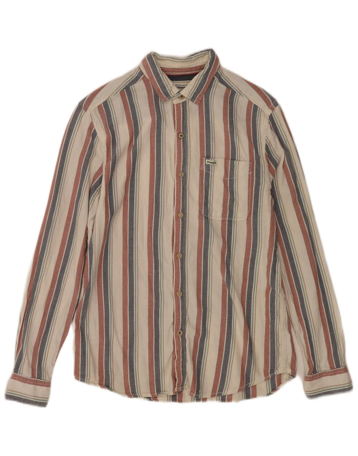 Cămașă Wrangler pentru bărbați, cu tăiere obișnuită, mică, multicoloră, cu dungi