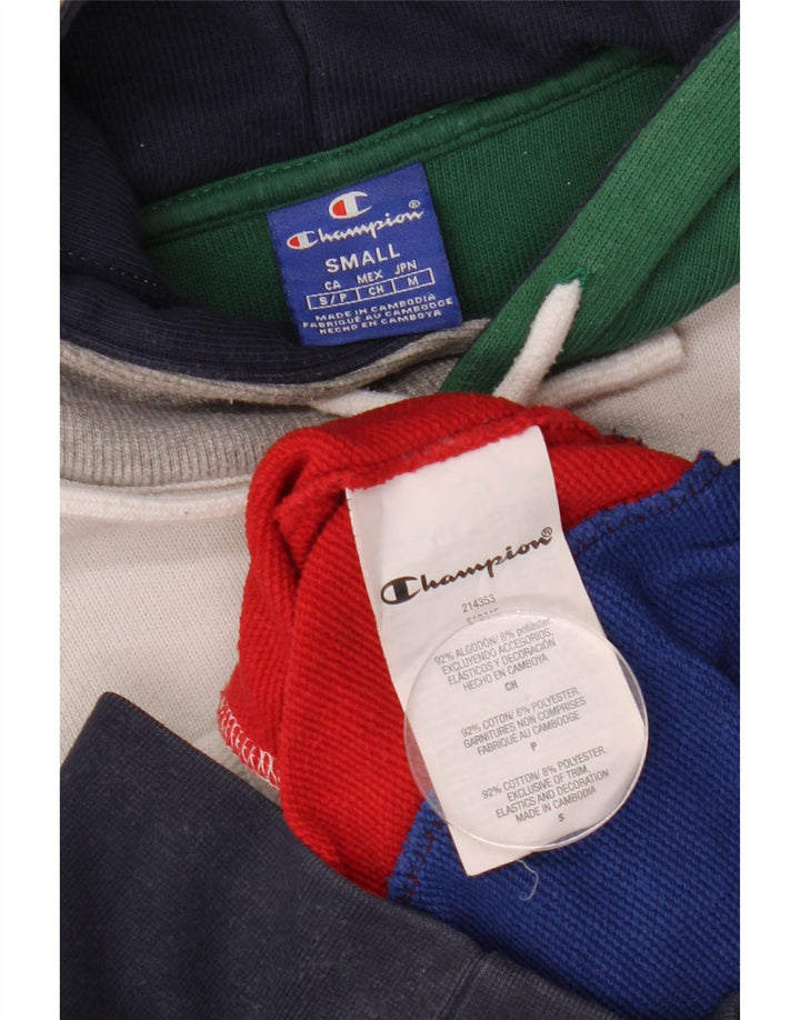 Pulover cu glugă cu grafică CHAMPION pentru bărbați, mic, multicolor, din bumbac