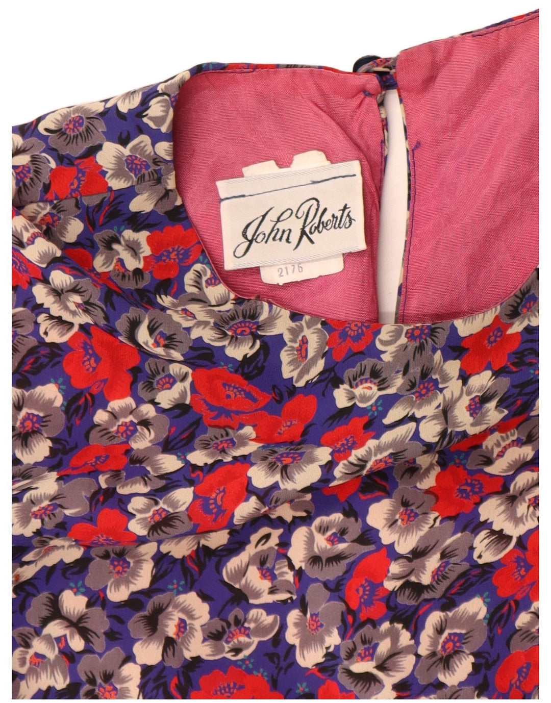 Rochie vintage pentru femei cu mâneci 3/4 US 8 Medium Multicolor Floral