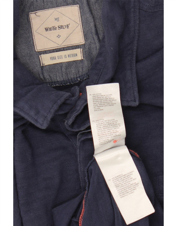 Cămașă polo pentru bărbați White Stuff, bumbac mediu albastru bleumarin