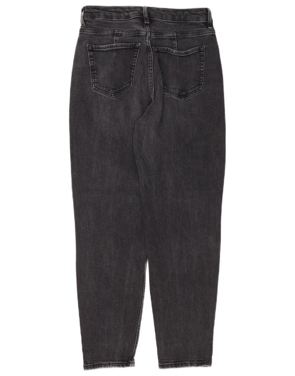 Marks & Spencer Blugi Mom Tapered pentru femei UK 8 Small W28 L26 Negri