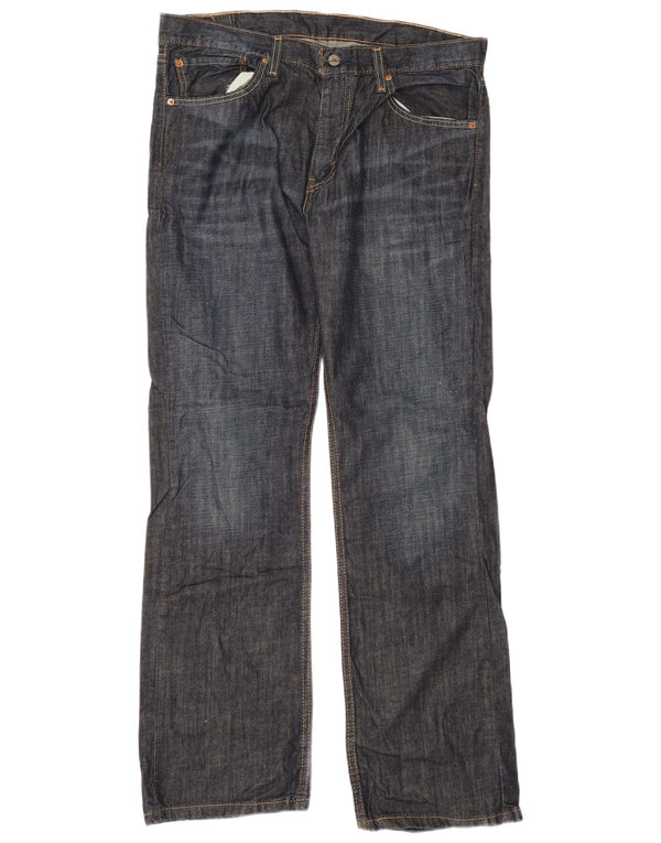 Blugi pentru bărbați Levi's 527 Bootcut W36 L32 Bumbac bleumarin
