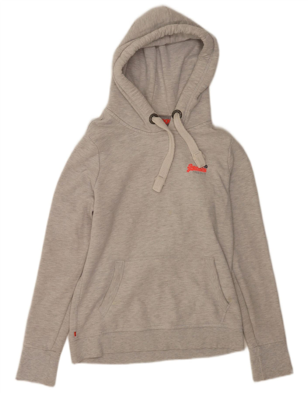 Pulover Superdry pentru damă, UK 14, bumbac gri mediu