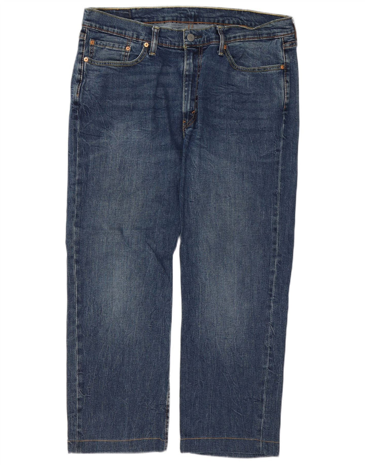 Blugi drepti pentru bărbați Levi's 514 W38 L27 Bumbac albastru