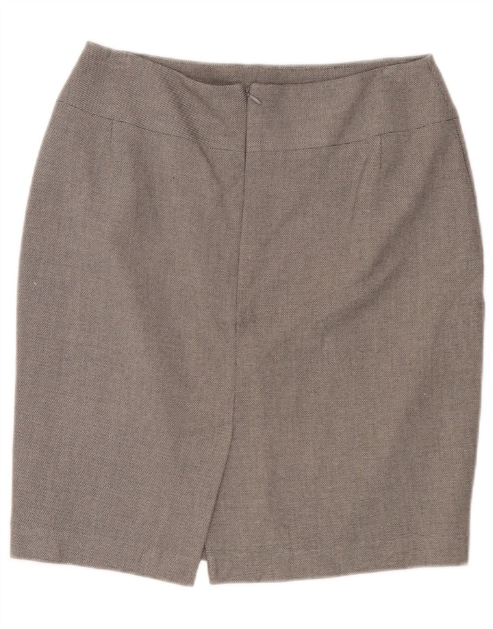 Fusta creion pentru femei Marks & Spencer UK 10 Small W30 Poliester gri