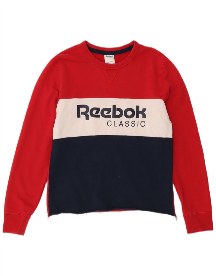 Pulover Reebok pentru femei UK 14 Medium Multicolor Colorblock