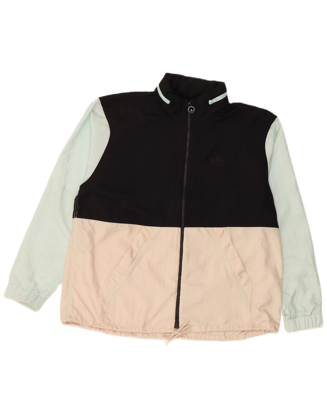 Jachetă de trening pentru femei ADIDAS UK 12 Medium Multicolor Colorblock