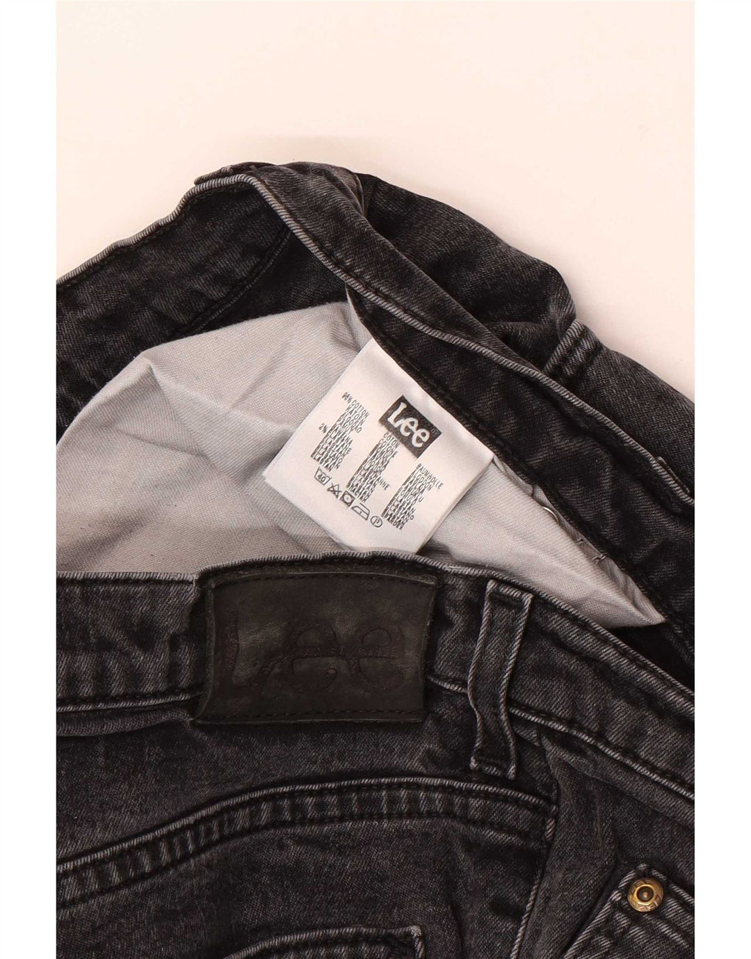 Blugi Lee Brooklyn Straight pentru bărbați W36 L36 bumbac negru