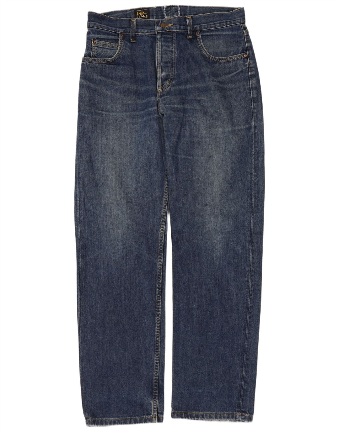 Blugi Lee Seattle Loose W32 L34 pentru bărbați, bumbac albastru