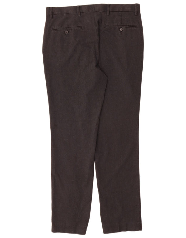 Pantaloni de costum subțiri pentru bărbați Marks & Spencer L32 L31 poliester gri