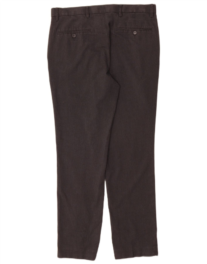 Pantaloni de costum subțiri pentru bărbați Marks & Spencer L32 L31 poliester gri
