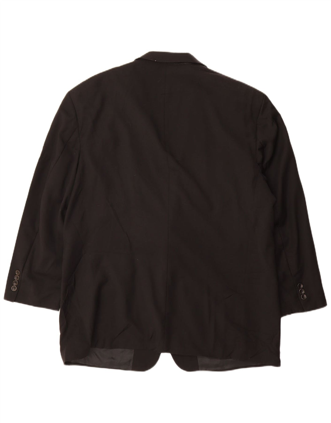 Blazer pentru bărbați HUGO BOSS cu 2 nasturi EU 56 3XL Lână neagră neagră