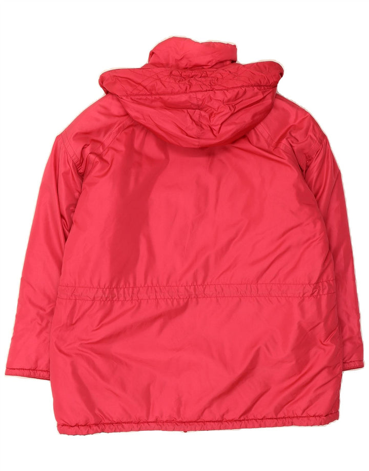 MC ROSS Womens Hooded Windbreaker Jacket EU 46 XL Pink Polyester Vintage MC Ross and Second-Hand MC Ross from Messina Hembry 