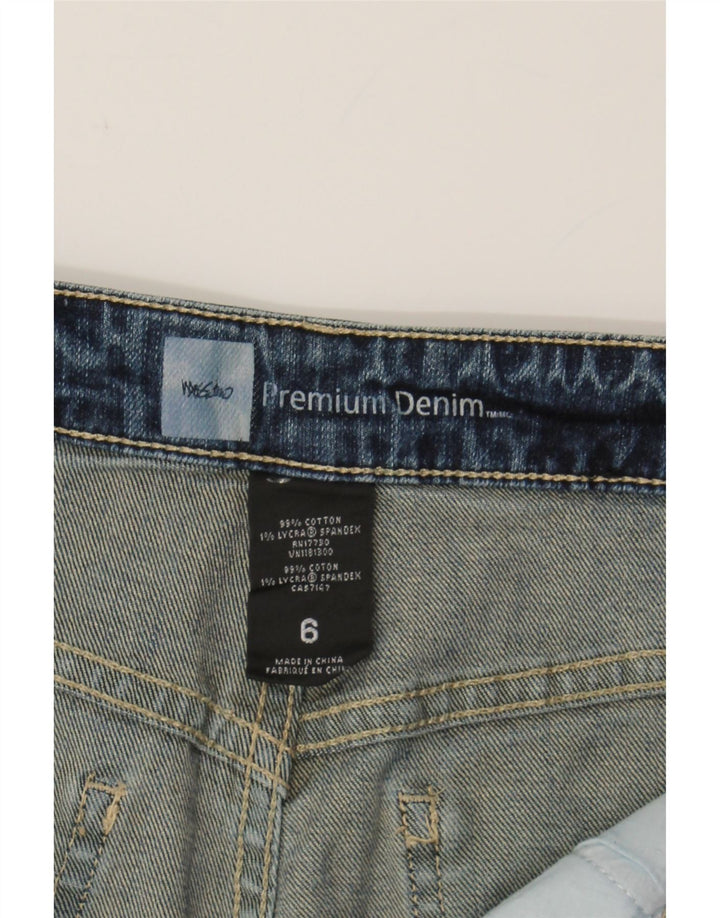 MOSSIMO Womens Denim Shorts US 6 Medium W32 Blue Cotton Vintage Mossimo and Second-Hand Mossimo from Messina Hembry 