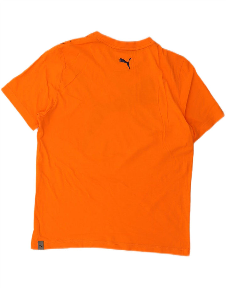 Tricou grafic Puma pentru bărbați Top mic portocaliu