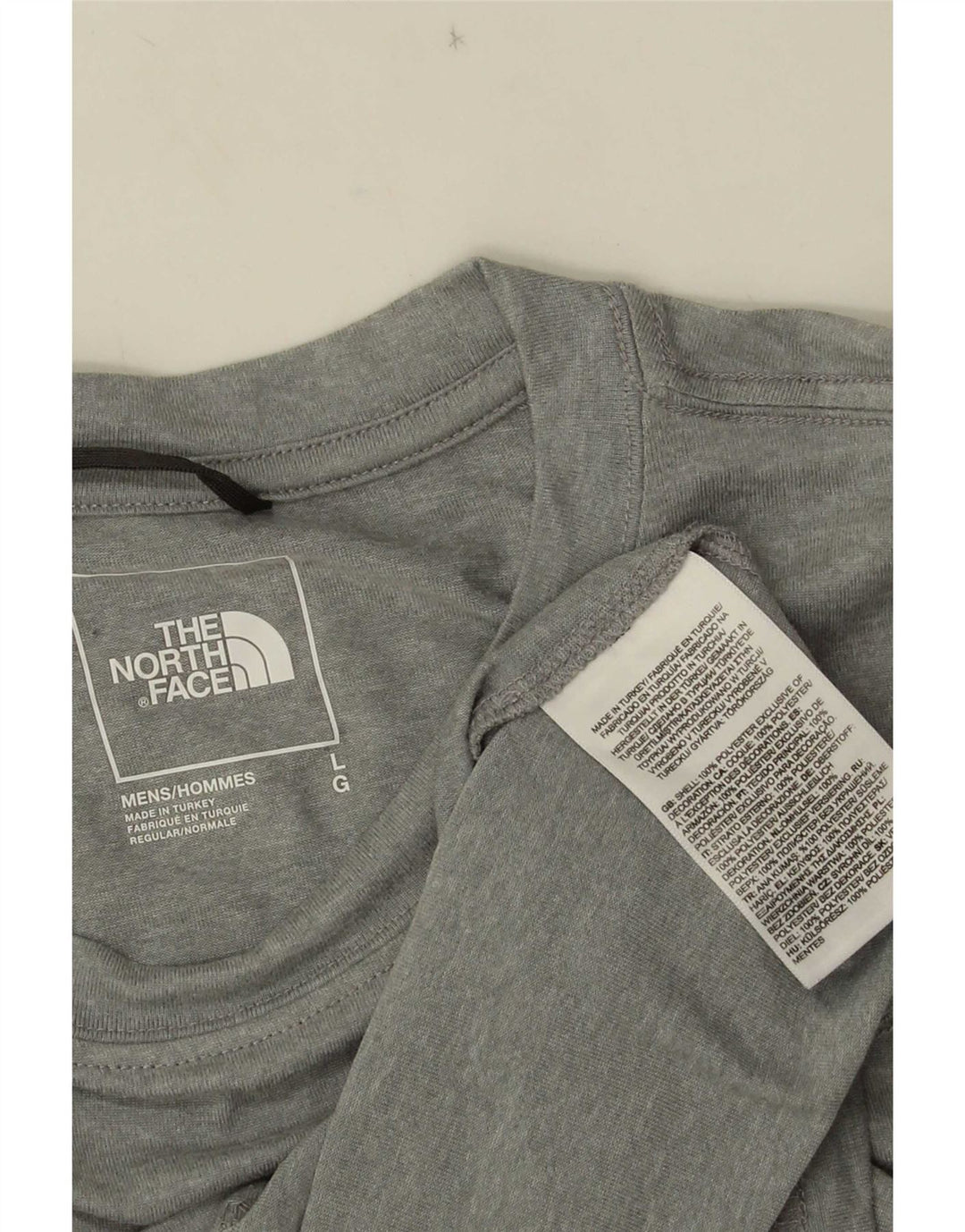 Tricou pentru bărbați The North Face Top mare poliester gri