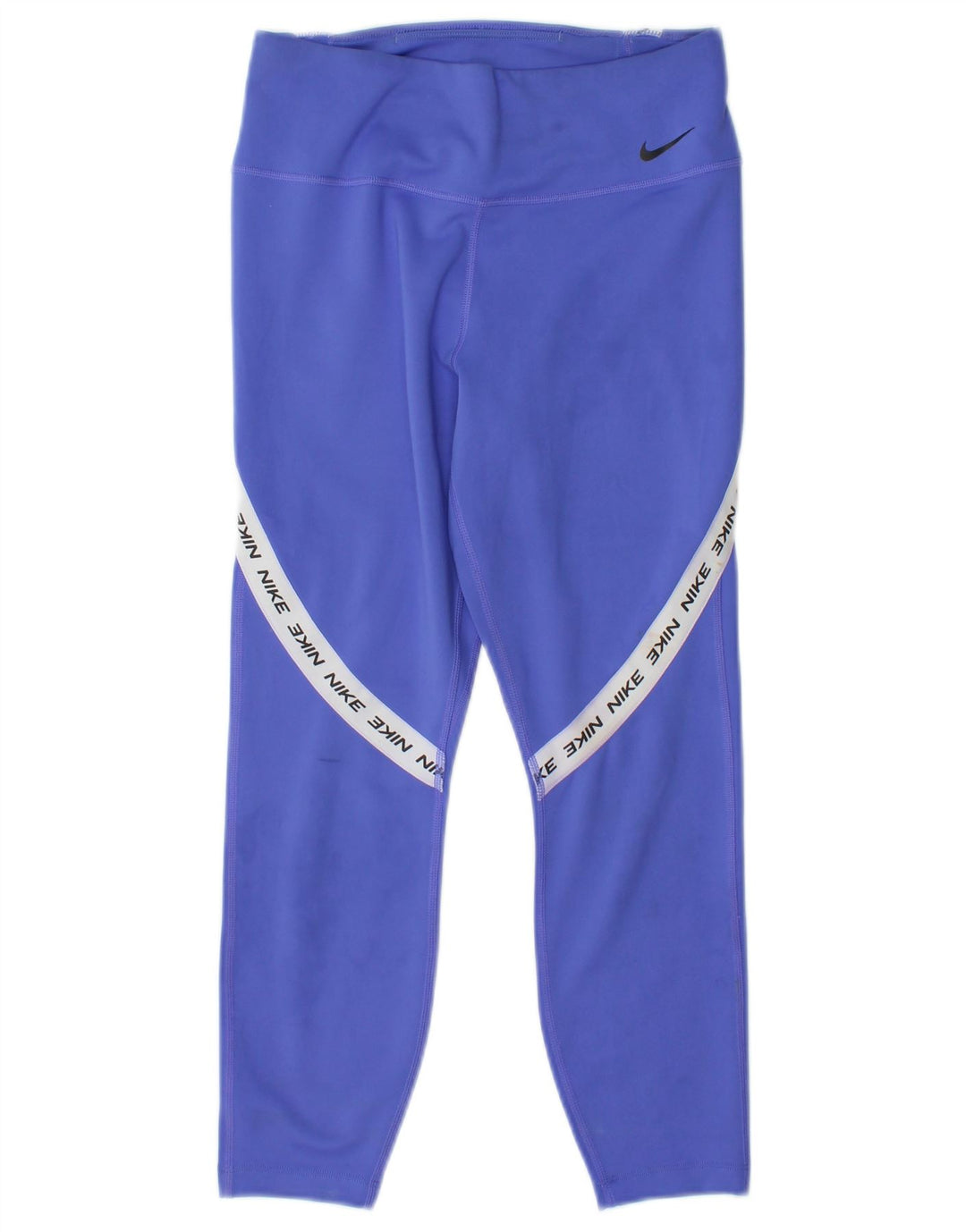 Leggings Nike Graphic Capri pentru femei UK 8 Small Blue Colorblock Poliester