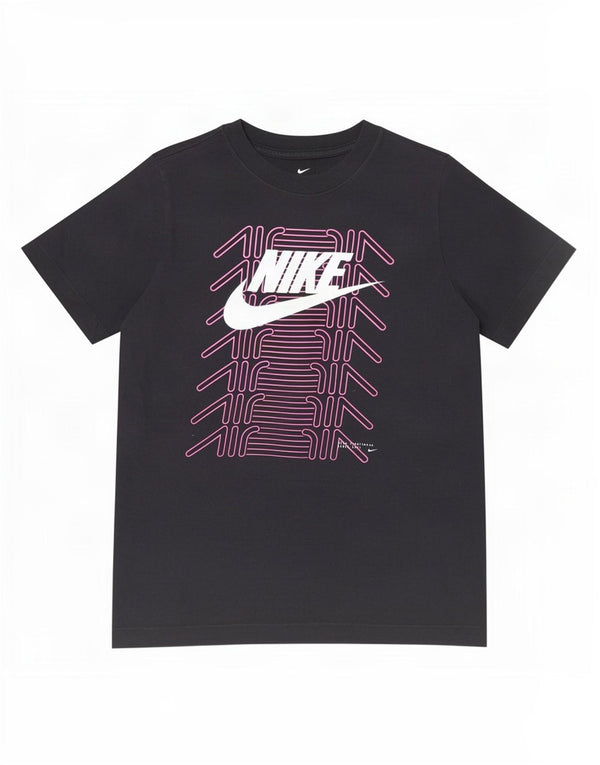 Tricou grafic Nike pentru băieți Top 12-13 ani mare negru