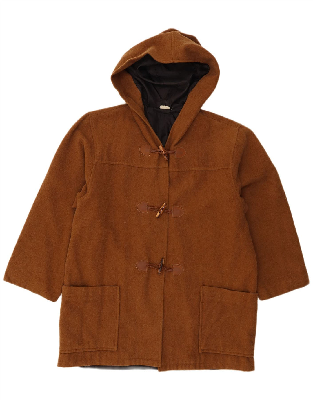 Manson vintage cu glugă pentru femei UK 14 mare maro