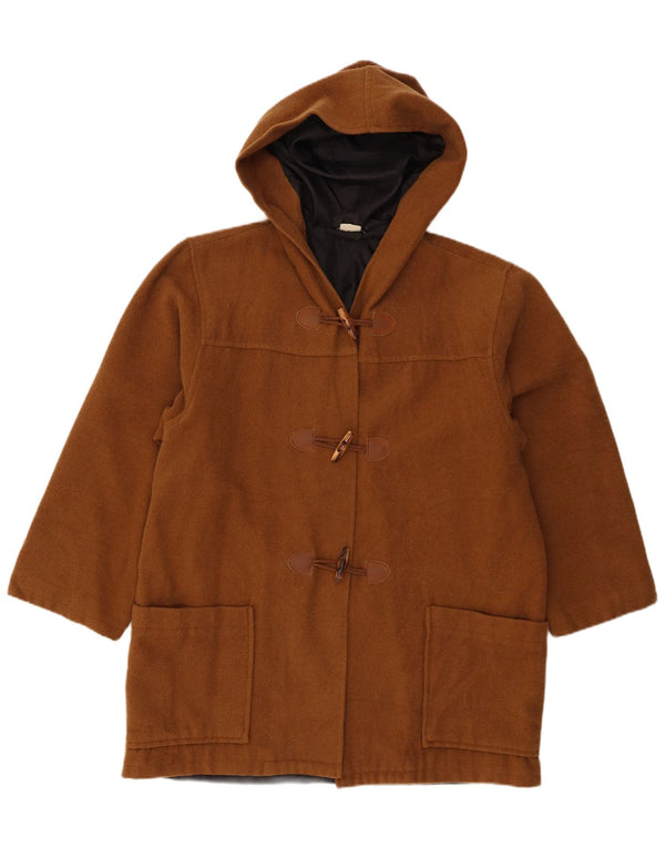 Manson vintage cu glugă pentru femei UK 14 mare maro
