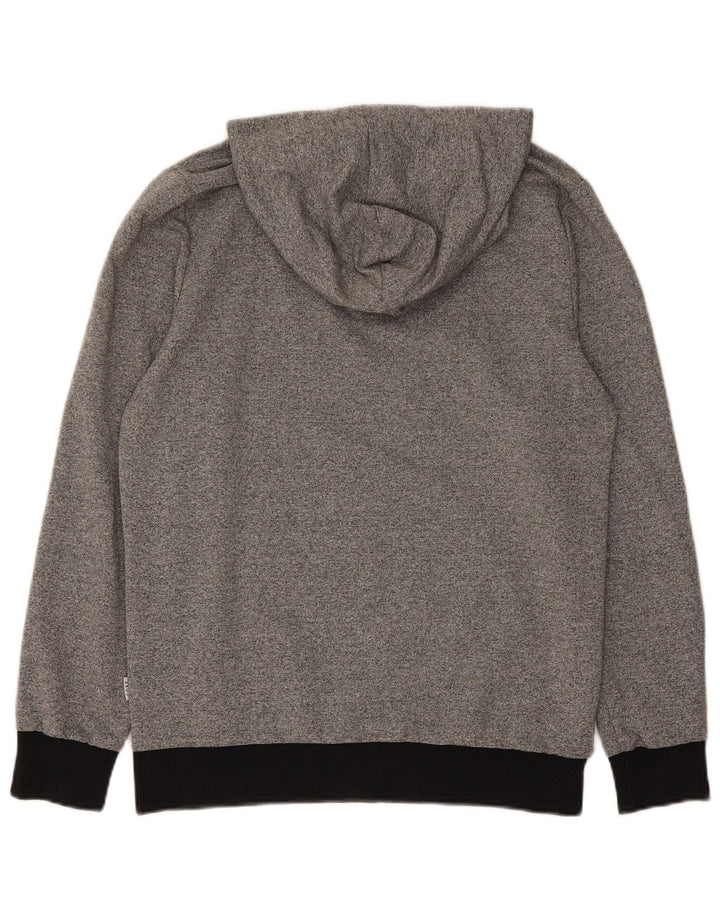 Pulover Jack & Jones pentru bărbați, poliester color bloc, gri mediu