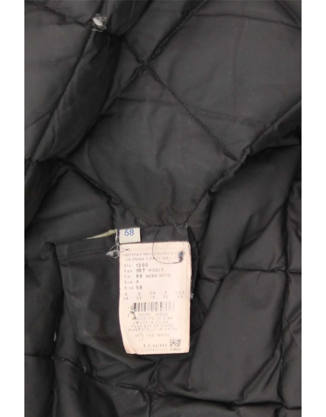 Palton căptușit cu glugă Colmar pentru bărbați IT 58 XL poliester negru