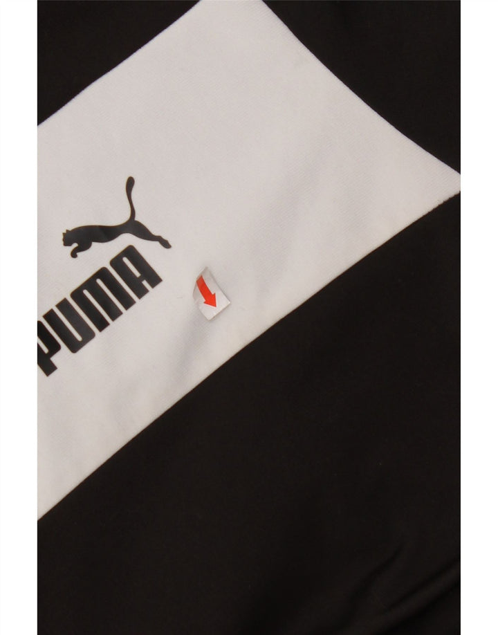 Jachetă de trening pentru bărbați PUMA XL, poliester color bloc negru