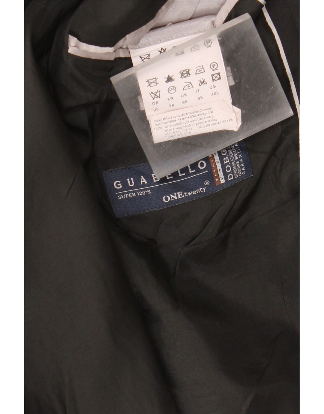 Jachetă vintage pentru femei cu 2 nasturi, lână virgină mare, neagră, US 40