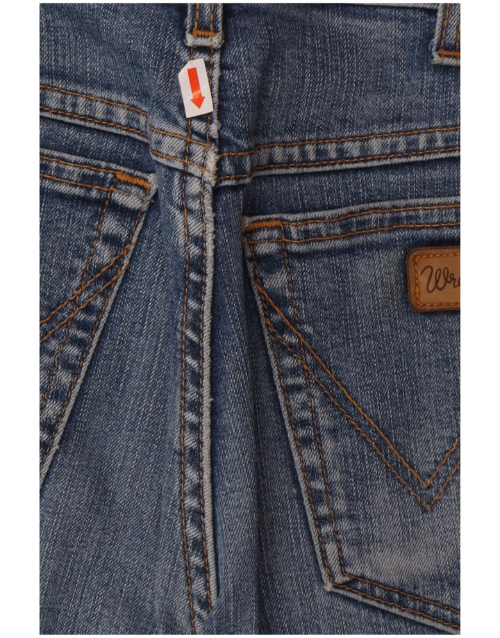 Pantaloni scurți din denim pentru bărbați WRANGLER W33, bumbac albastru mediu
