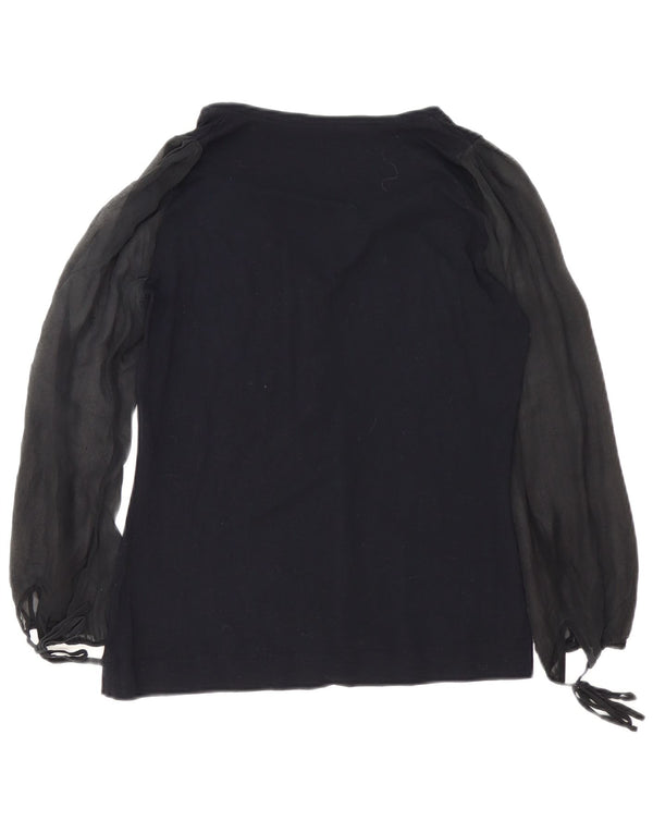 Bluză cu mânecă lungă pentru femei Sportmax, UK 14, mare, neagră