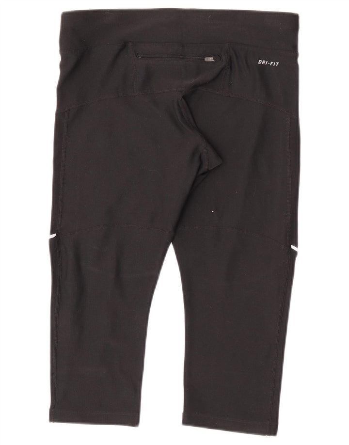 Leggings Capri Nike pentru femei UK 8 Small Negru Poliester