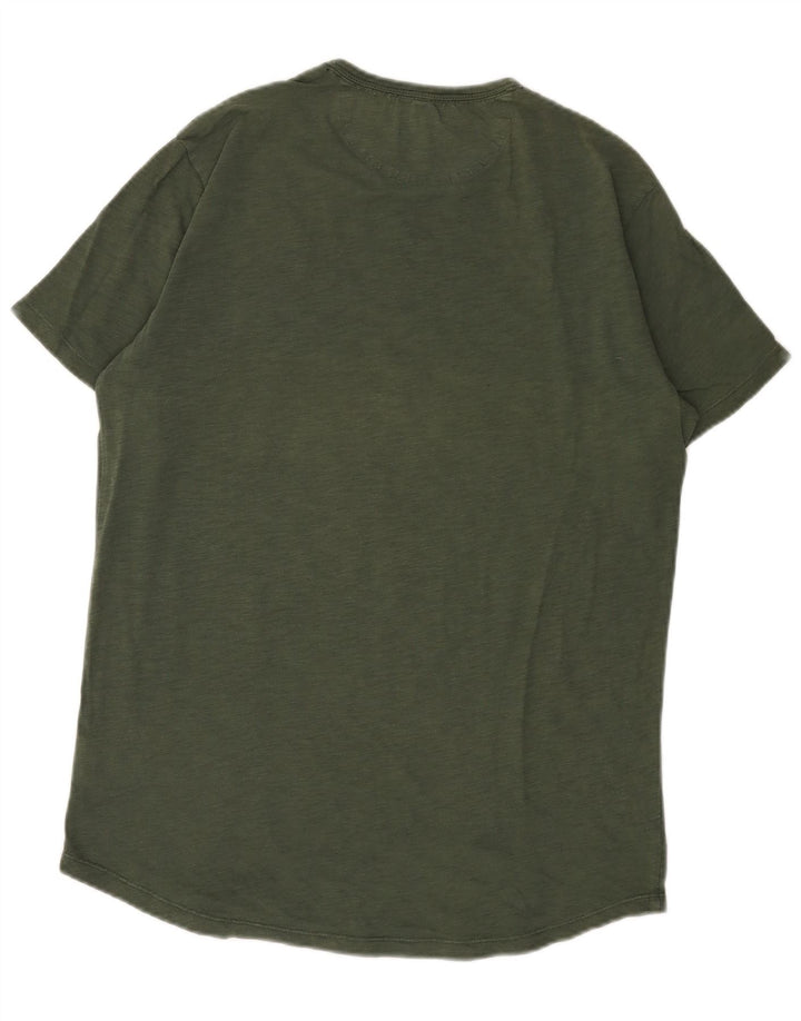 Sun68 Tricou Bărbați Top Mare Kaki Bumbac