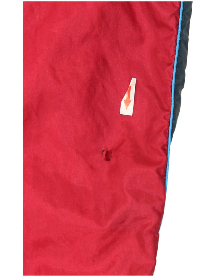 Pantaloni de trening vintage pentru bărbați Joggeri mari, roșii, blocuri de culoare