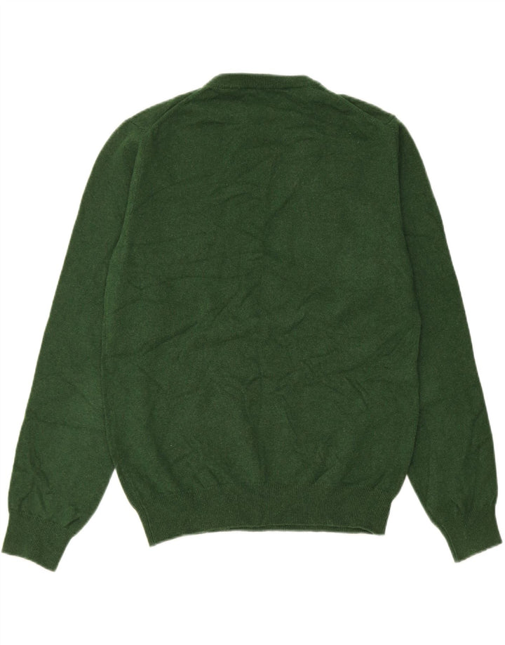 Gant Pulover supradimensionat pentru femei cu decolteu rotund UK 10 Lână verde mică