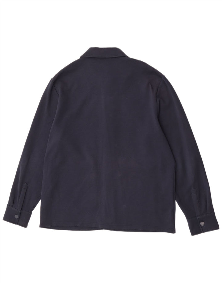 Geacă Bomber pentru bărbați Marks & Spencer Autograph UK 40 mare, albastru bleumarin, bumbac